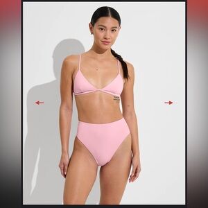 Left On Friday Hi Hi Bottom in Delight (light pink) - Size S - (bottom only)